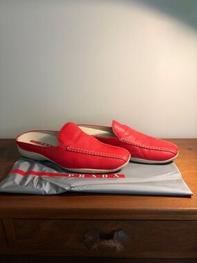 Vintage Prada Leather Mules